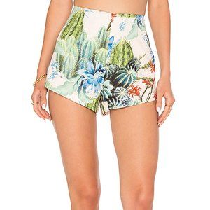 MINKPINK Tropical Print Short Shorts